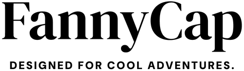 FannyCap logo designed for cool adventures black